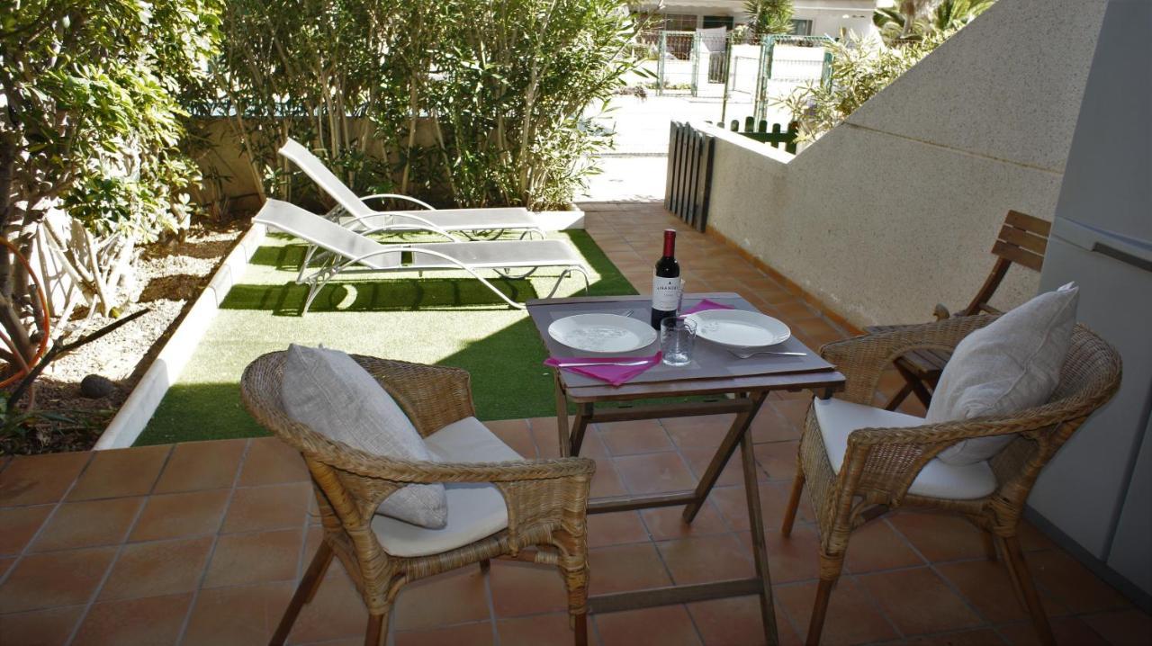 Apartament Apartamento Con Jardin Y Piscina En El Balancon El Médano Zewnętrze zdjęcie